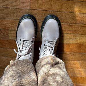 Dr. Martens vintage taupe Platform Shoes. Will ship with box!